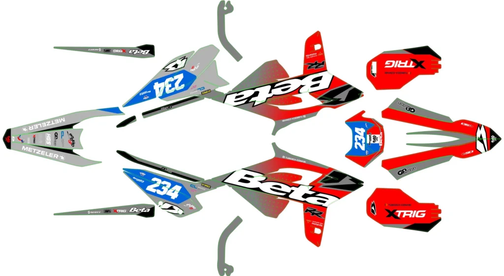Okleina motocyklowa BETA - BETA-64