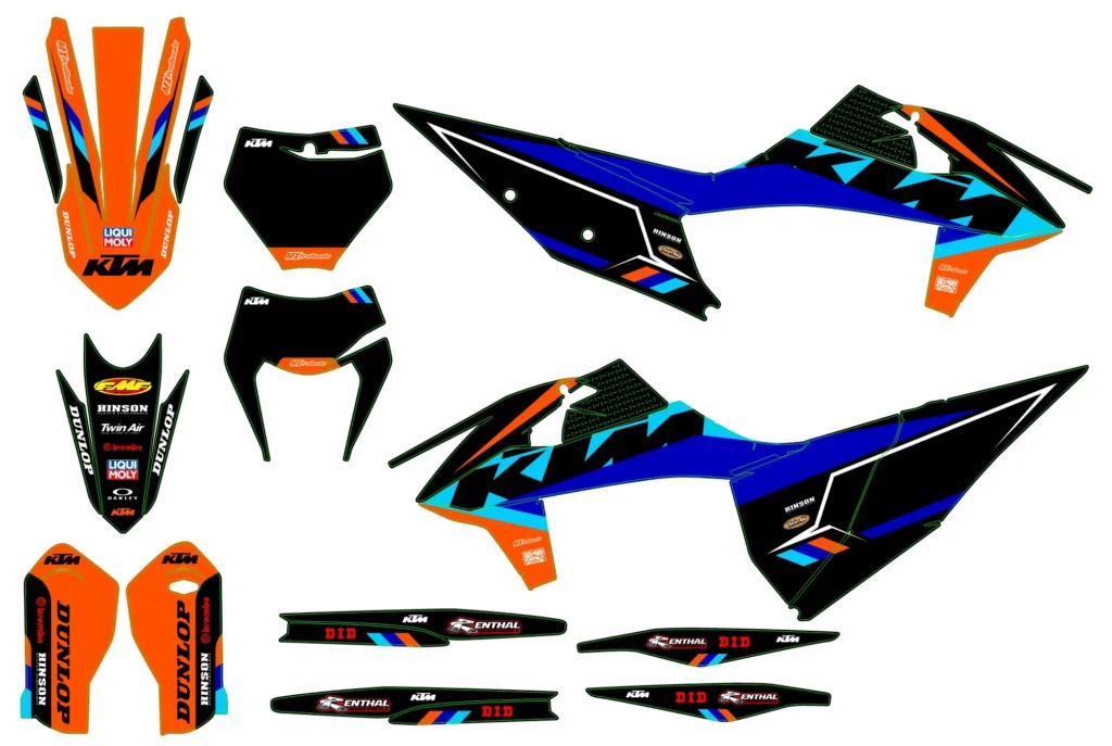 Okleina motocyklowa KTM - KTM-607