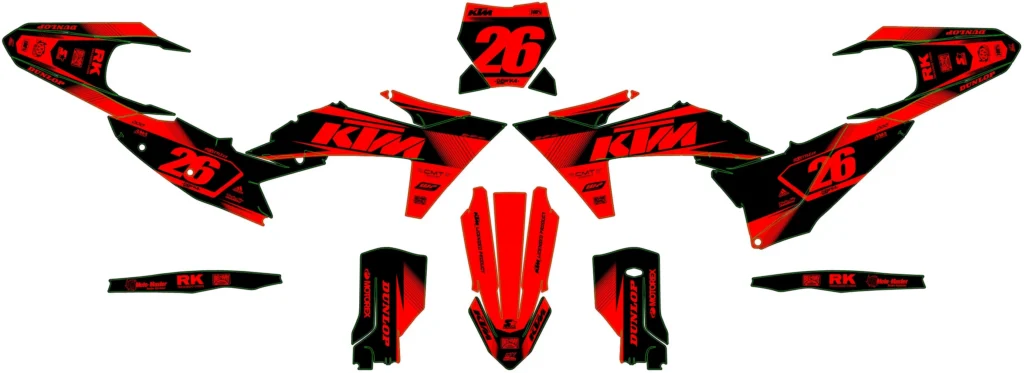 Okleina motocyklowa KTM - KTM-528