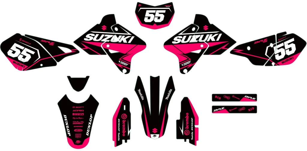Okleina motocyklowa SUZUKI - SUZ-82