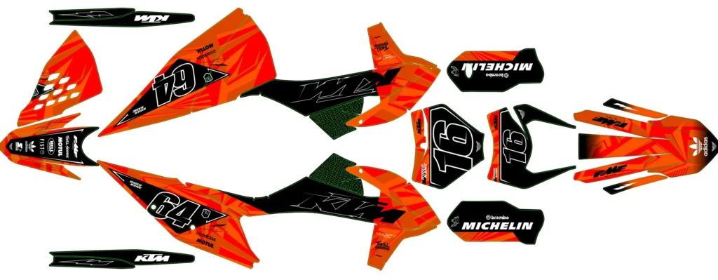 Okleina motocyklowa KTM - KTM-742