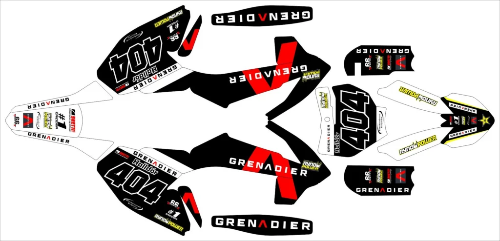 Okleina motocyklowa KTM - KTM-254