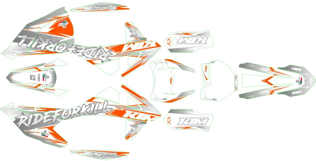 Okleina motocyklowa KTM - KTM-631