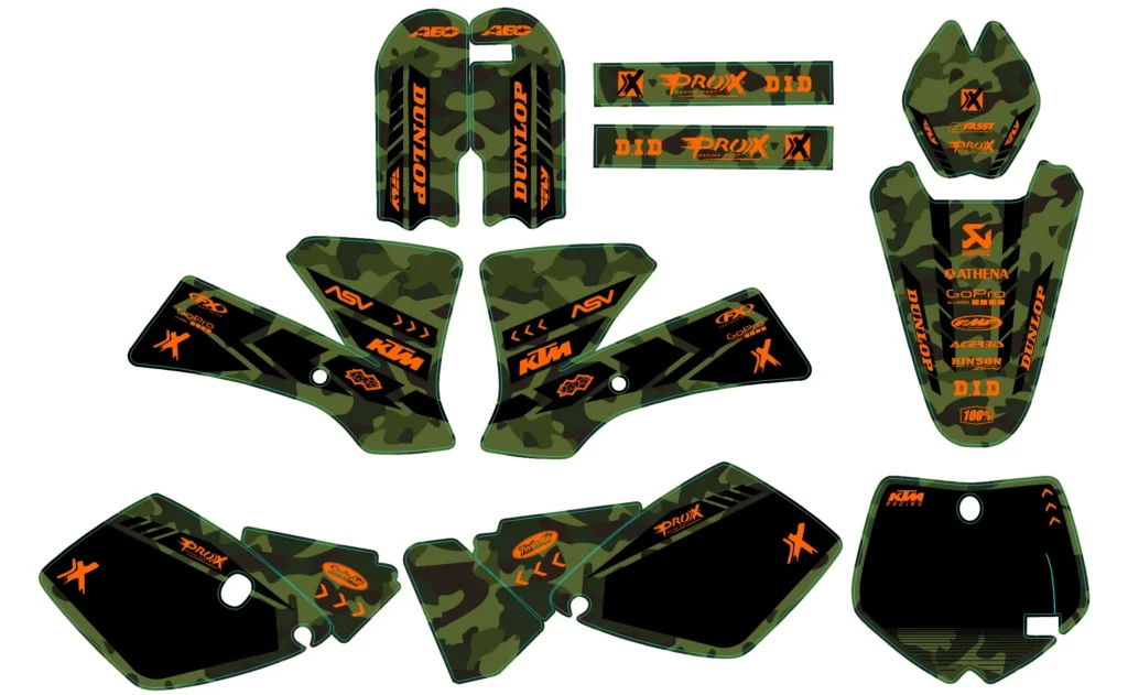 Okleina motocyklowa KTM - KTM-620
