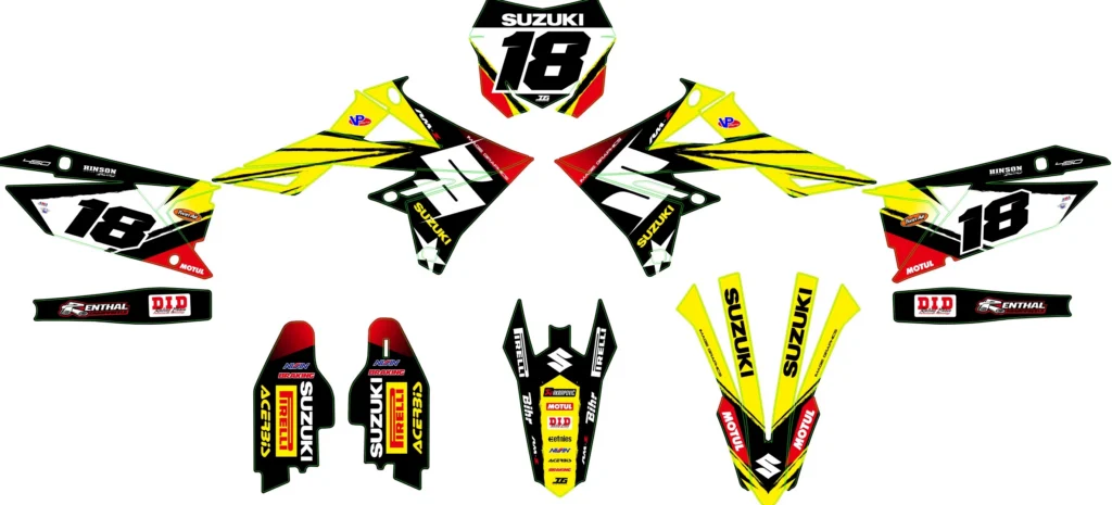 Okleina motocyklowa SUZUKI - SUZ-83
