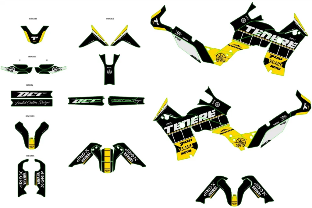 Okleina motocyklowa YAMAHA - YAM-177