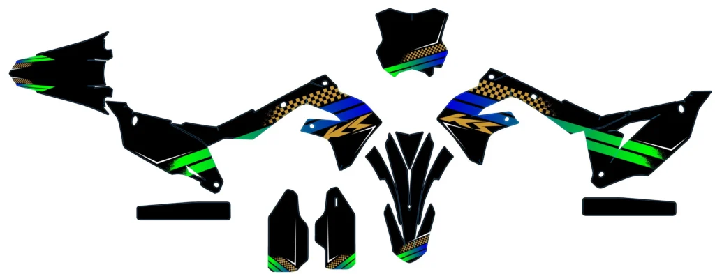 Okleina motocyklowa KAWASAKI - KAW-70