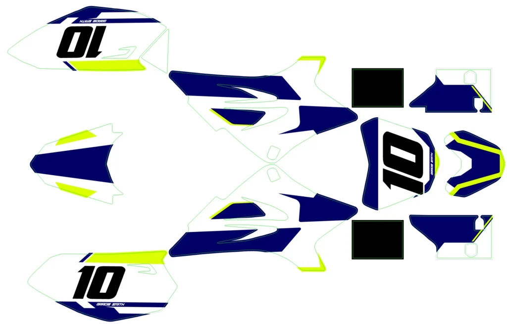 Okleina motocyklowa YAMAHA - YAM-176