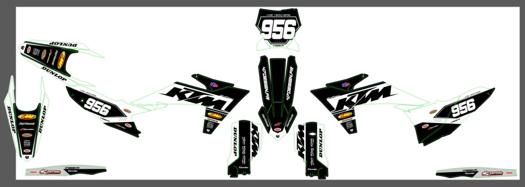 Okleina motocyklowa KTM - KTM-460