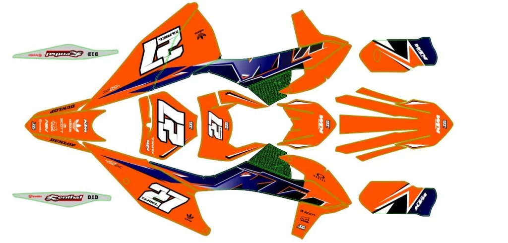 Okleina motocyklowa KTM - KTM-211