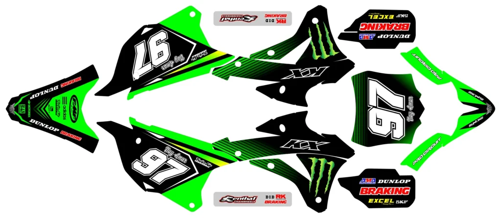 Okleina motocyklowa KAWASAKI - KAW-71