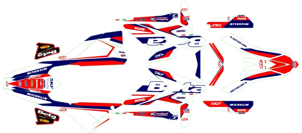 Okleina motocyklowa BETA - BETA-66