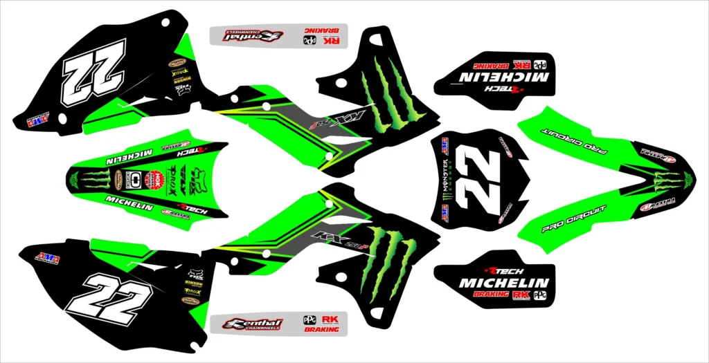 Okleina motocyklowa KAWASAKI - KAW-73