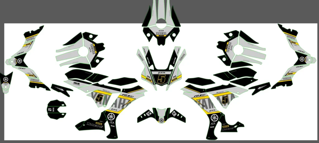Okleina motocyklowa YAMAHA - YAM-183