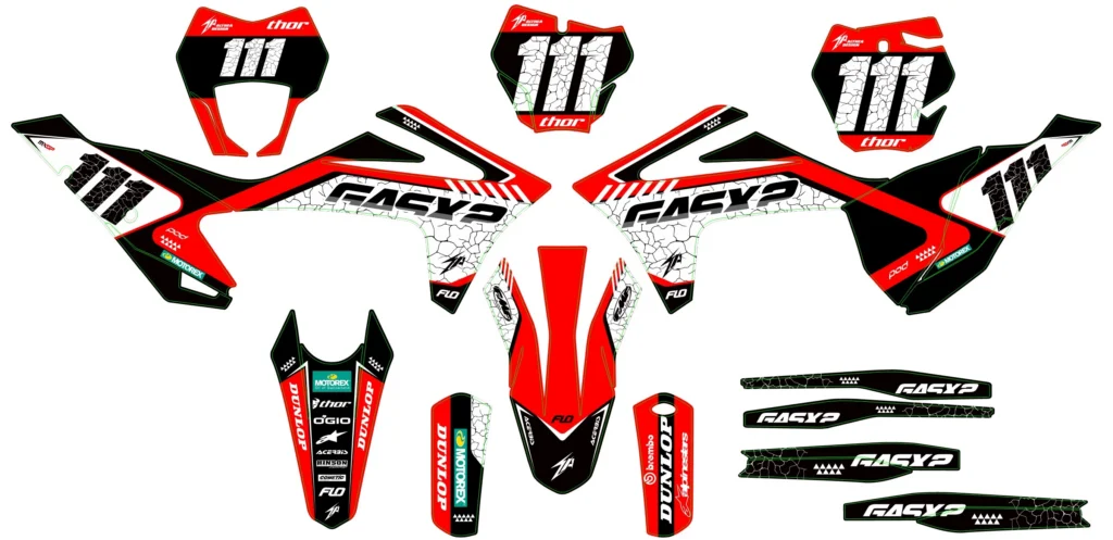 Okleina motocyklowa GAS GAS - GAS-49