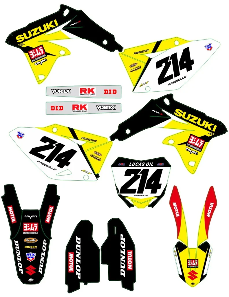Okleina motocyklowa SUZUKI - SUZ-87