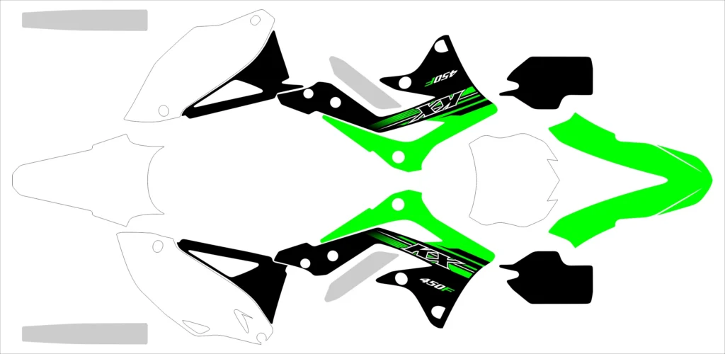 Okleina motocyklowa KAWASAKI - KAW-75