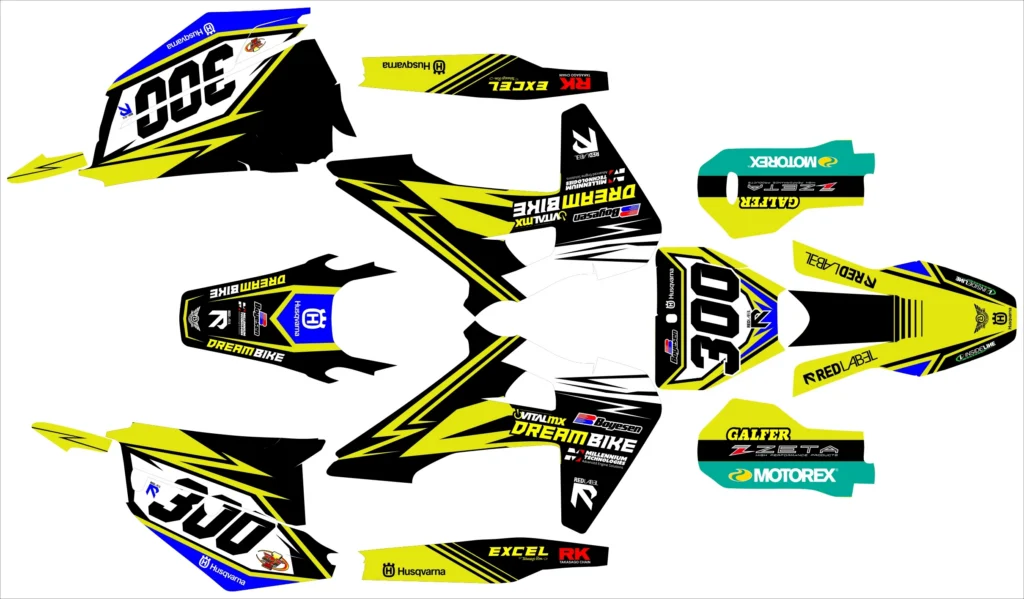 Okleina motocyklowa HUSQVARNA - HUSQ-159