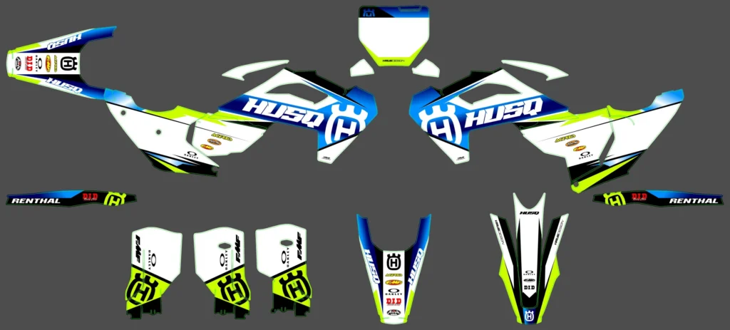 Okleina motocyklowa HUSQVARNA - HUSQ-158