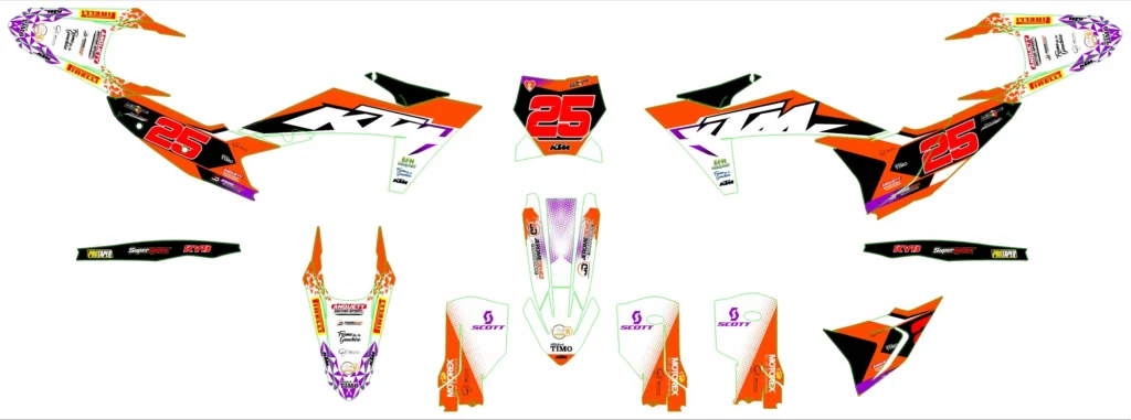 Okleina motocyklowa KTM - KTM-583