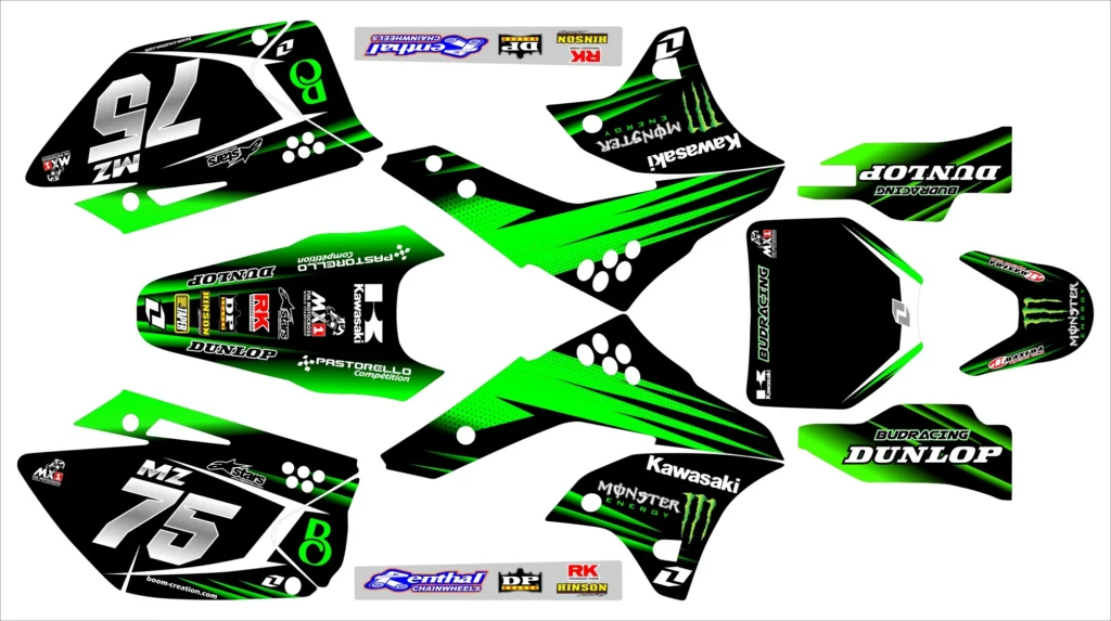Okleina motocyklowa KAWASAKI - KAW-77
