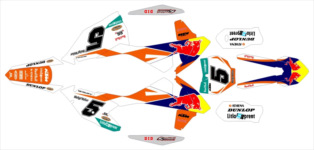Okleina motocyklowa KTM - KTM-381