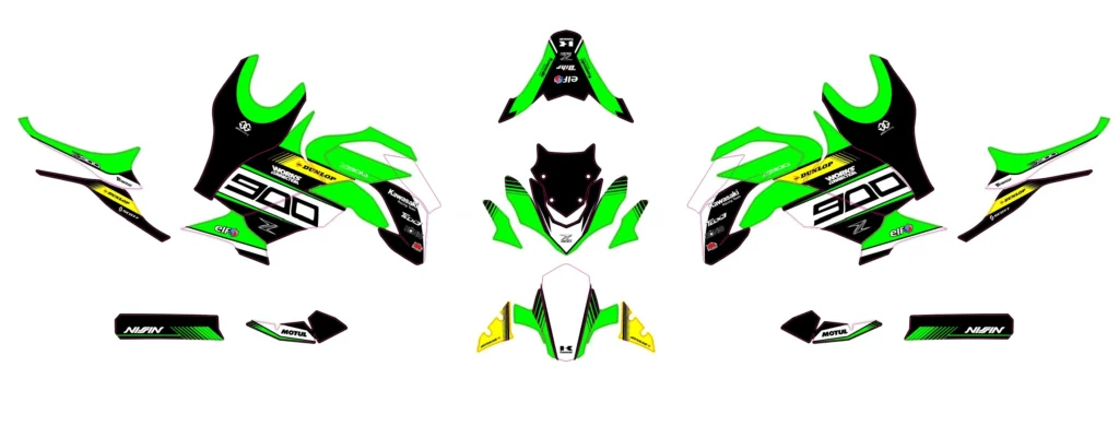 Okleina motocyklowa KAWASAKI - KAW-27