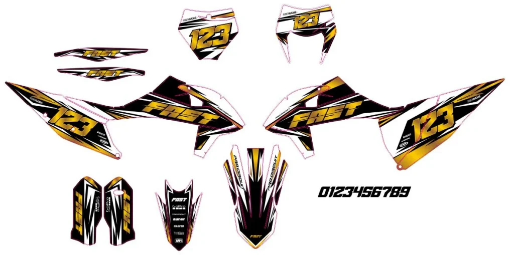 Okleina motocyklowa KTM - KTM-204