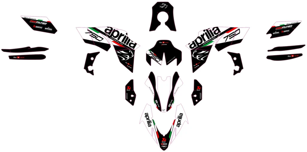Okleina motocyklowa APRILIA - AP-07