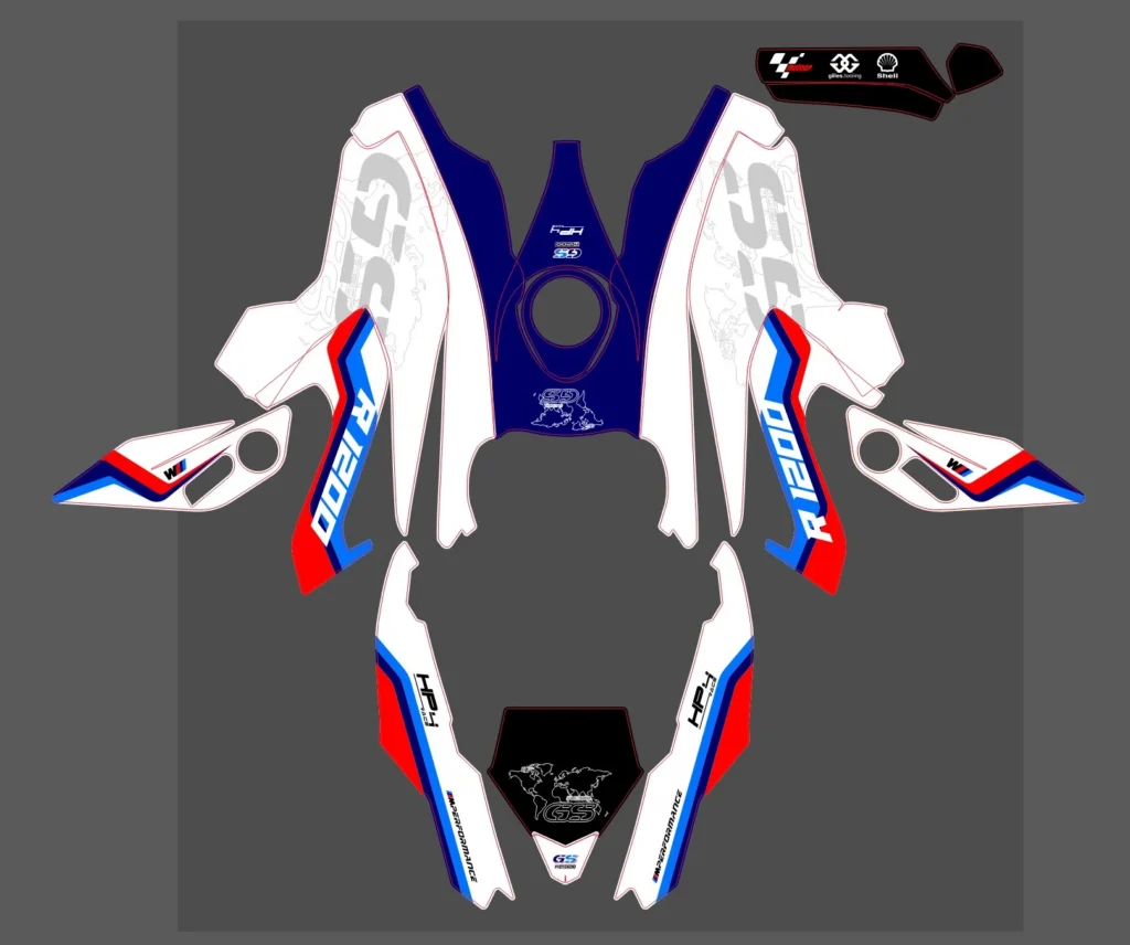 Okleina motocyklowa BMW - BMW-22