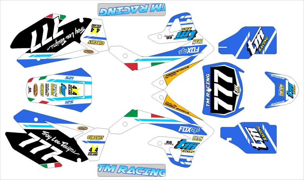 Okleina motocyklowa TM Racing - TMR-38