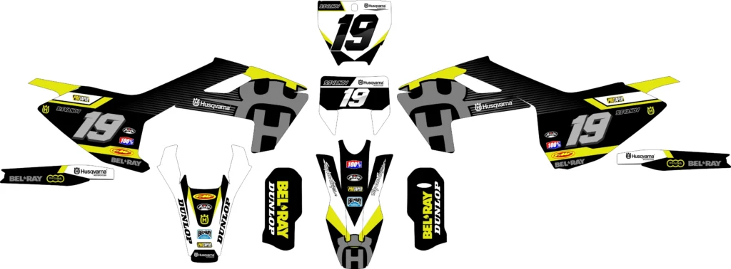 Okleina motocyklowa HUSQVARNA - HUSQ-162