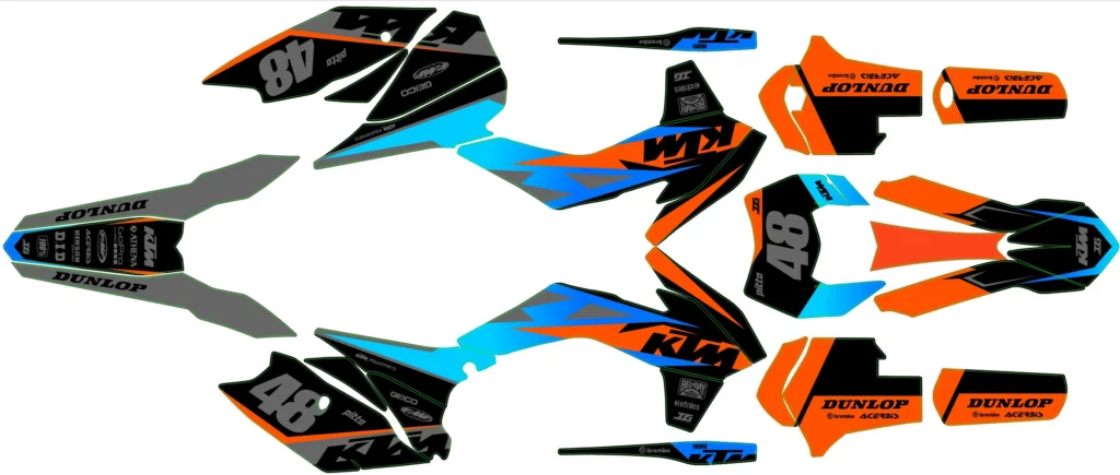 Okleina motocyklowa KTM - KTM-665
