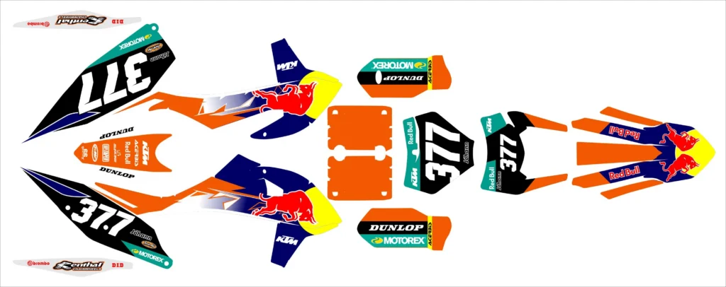 Okleina motocyklowa KTM - KTM-420