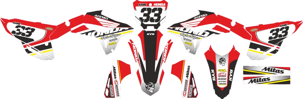 Okleina motocyklowa HONDA - HON-208