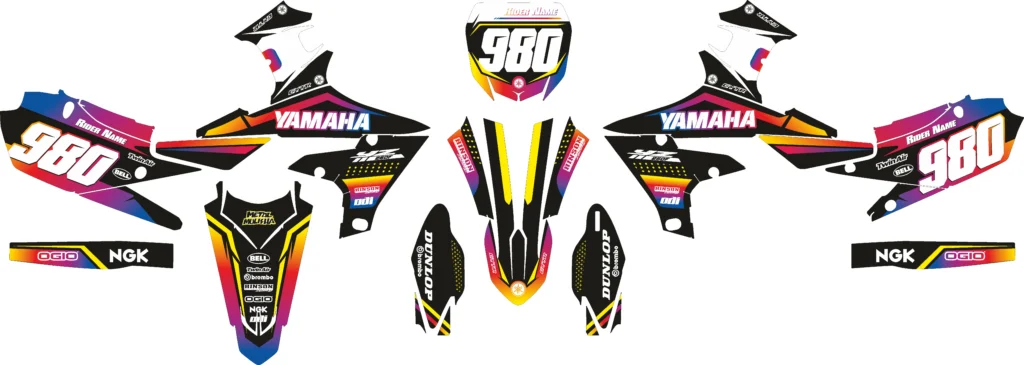 Okleina motocyklowa YAMAHA - YAM-293