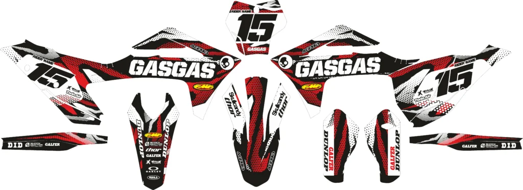 Okleina motocyklowa GAS GAS - GAS-67