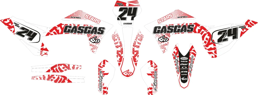 Okleina motocyklowa GAS GAS - GAS-68
