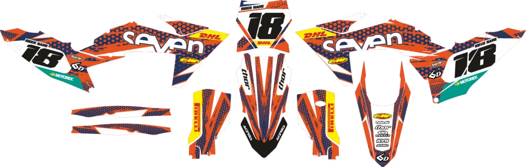 Okleina motocyklowa KTM - KTM-659