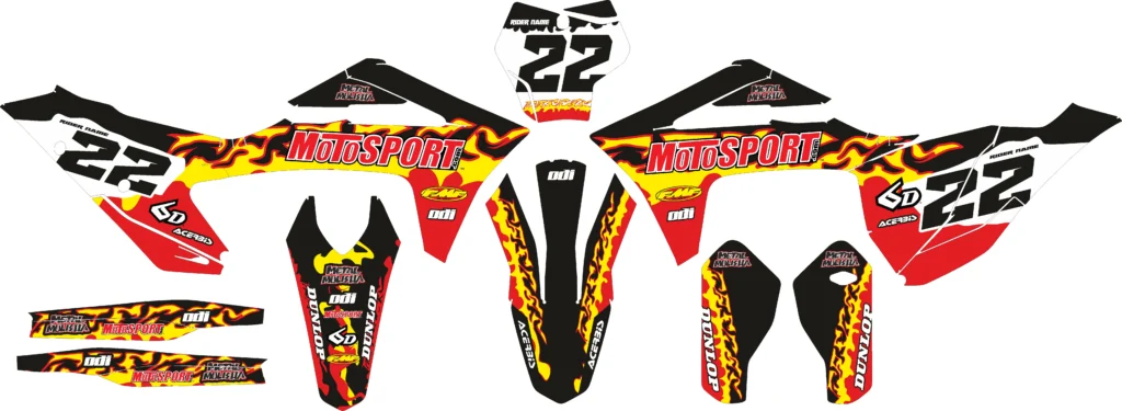 Okleina motocyklowa GAS GAS - GAS-70