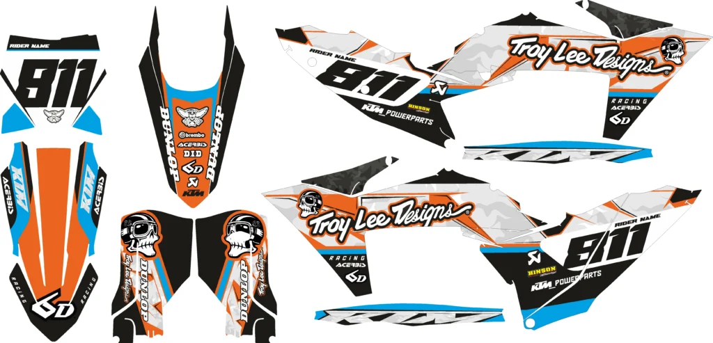Okleina motocyklowa KTM - KTM-524