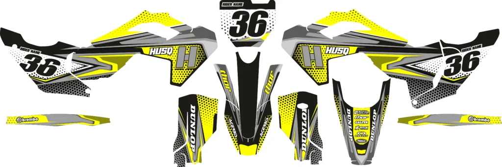 Okleina motocyklowa HUSQVARNA - HUSQ-237