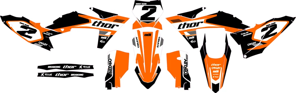 Okleina motocyklowa KTM - KTM-263