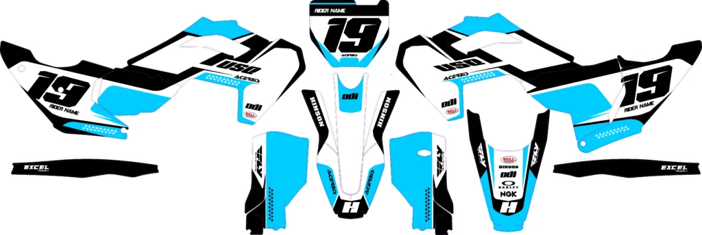 Okleina motocyklowa HUSQVARNA - HUSQ-240