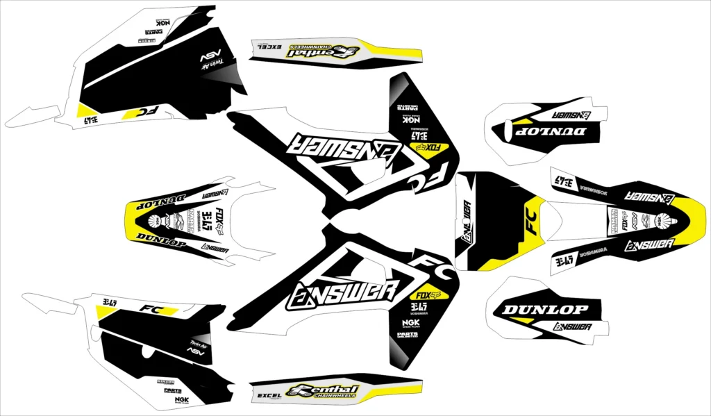 Okleina motocyklowa HUSQVARNA - HUSQ-165