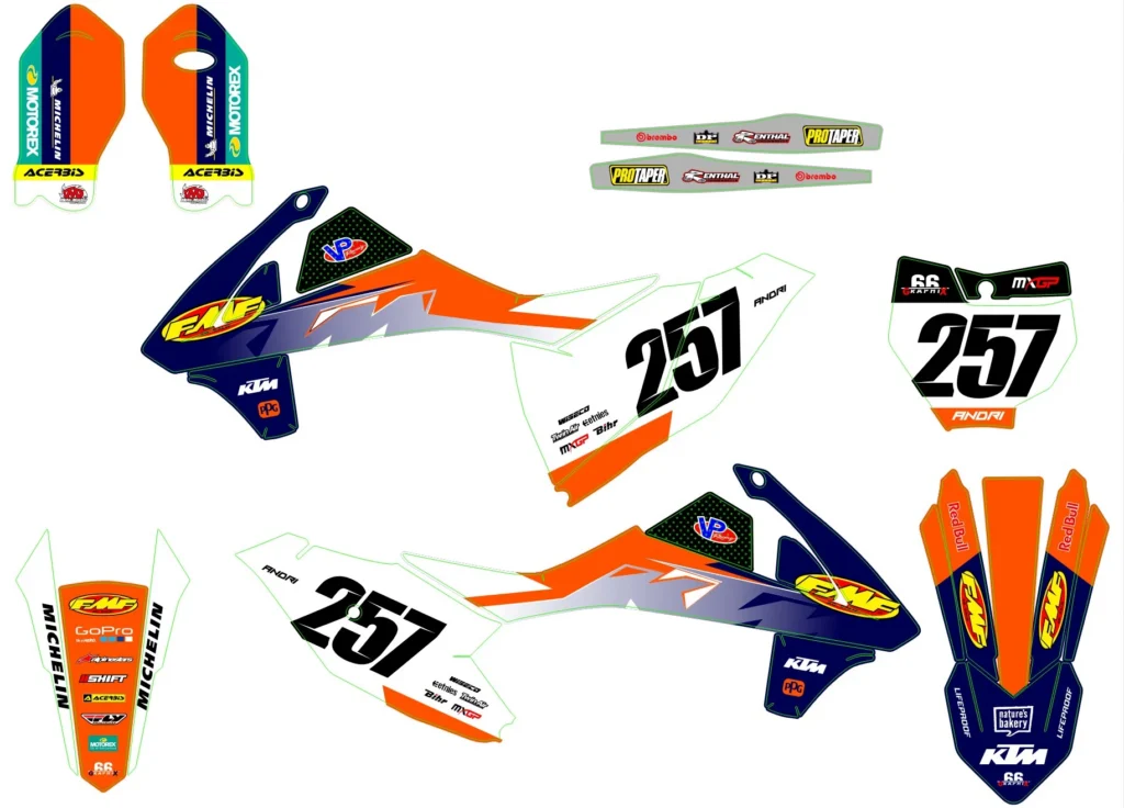 Okleina motocyklowa KTM - KTM-490