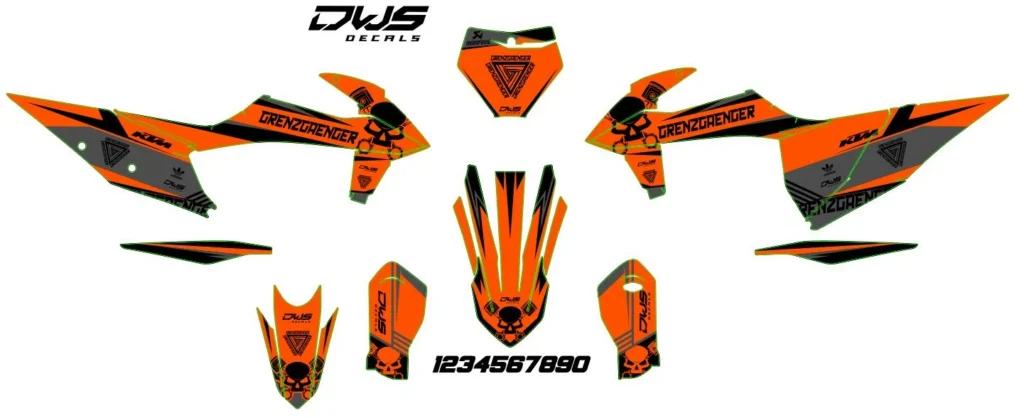 Okleina motocyklowa KTM - KTM-183