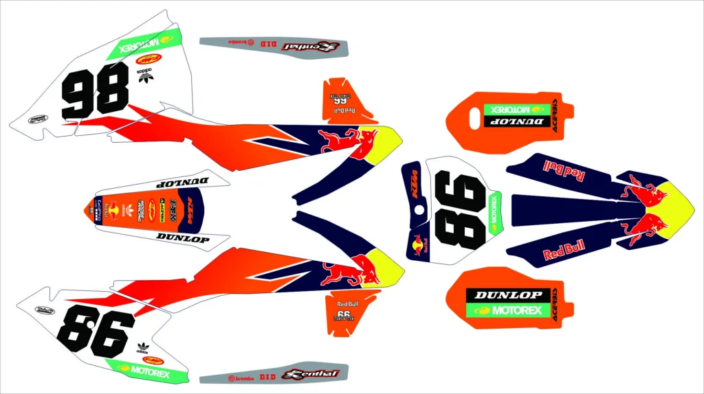 Okleina motocyklowa KTM - KTM-1158