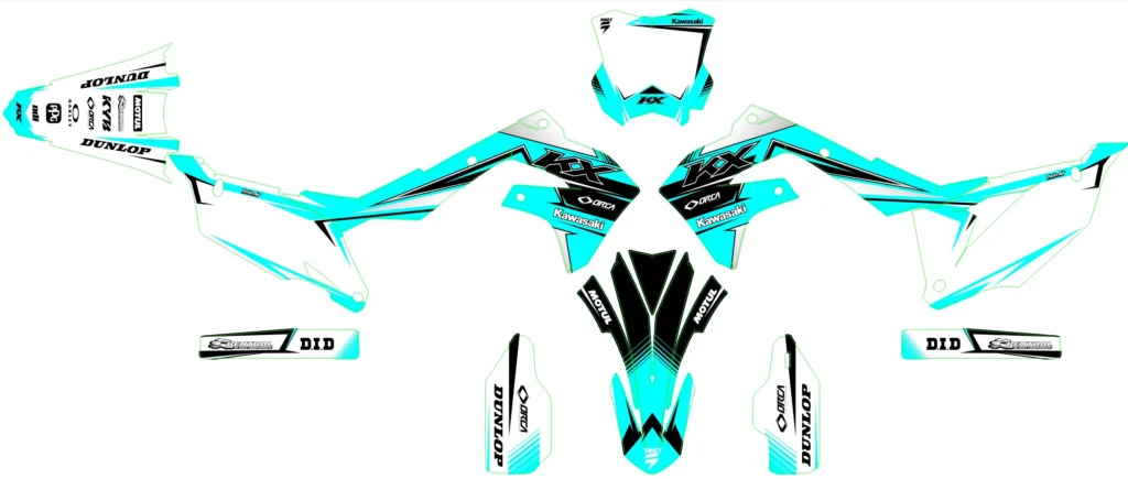 Okleina motocyklowa KAWASAKI - KAW-81