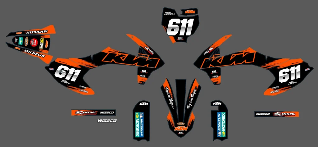 Okleina motocyklowa KTM - KTM-538